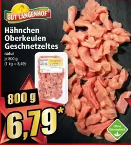 Norma Hähnchen Oberkeulen Geschnetzeltes Angebot