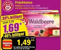 Norma Früchtetee Angebot