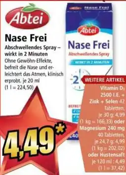 Norma Abtei Nase Frei Angebot