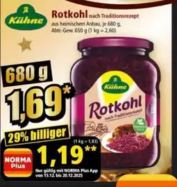 Norma Rotkohl Angebot