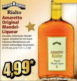 Norma Rialto Amaretto Original Mandel- Liqueur Angebot