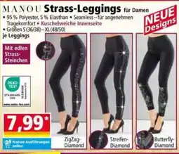 Norma MANOU Strass-Leggings für Damen Angebot