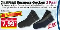 Norma CAMP DAVID Business-Socken 3 Paar Angebot