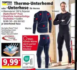 Norma TOPTEX Thermo-Unterhemd oder -Unterhose für Herren Angebot