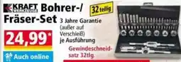 Norma KRAFT Bohrer-/ 32teilig Fräser-Set 3 Jahre Garantie Angebot