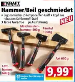 Norma KRAFT Hammer/Beil geschmiedet Angebot