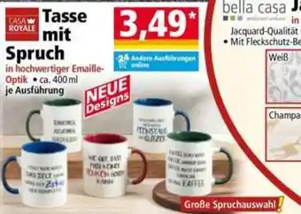 Norma Tasse mit Spruch Angebot