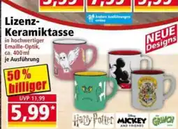 Norma Lizenz- Keramiktasse Angebot