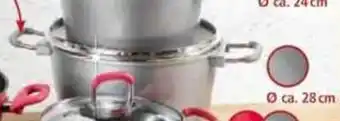 Norma Aluguss-Topf mit Glasdeckel oder ROYALE Hochrand-Pfanne Hamar Angebot