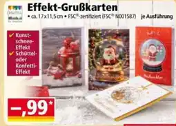 Norma Effekt-Grußkarten Angebot