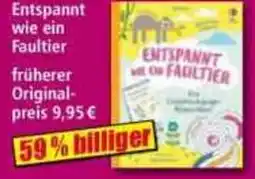 Norma Entspannt Kinderbuch wie ein Faultier Angebot