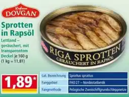 Norma DOVGAN Sprotten in Rapsöl Angebot