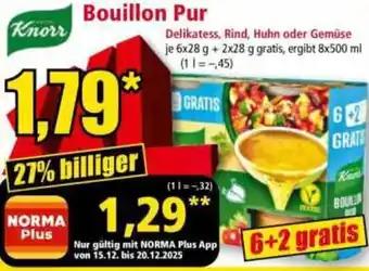 Norma Bouillon Pur Angebot