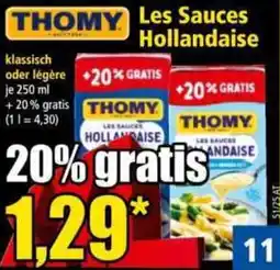 Norma THOMY Les Sauces Hollandaise Angebot