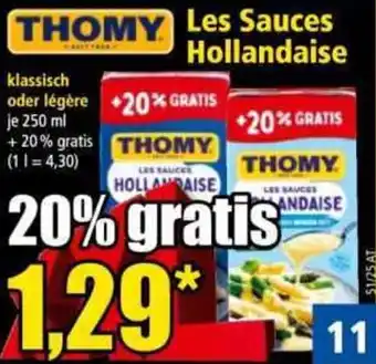 Norma THOMY Les Sauces Hollandaise Angebot