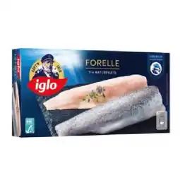 MPreis iglo Premium Atlantik Lachs, Dorsch, Zander, Black Tiger Garnelen oder Forelle MPREIS Angebot