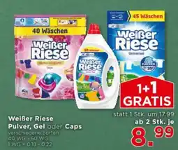 Unimarkt Weißer riese pulver, gel caps Angebot