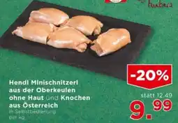 Unimarkt Hendi minischnitzerl aus der oberkeulen ohne haut kno aus österreich Angebot