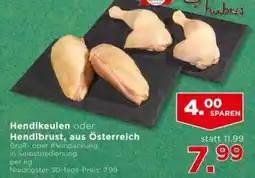 Unimarkt Hendlkeulen hendlbrust, aus österreich Angebot