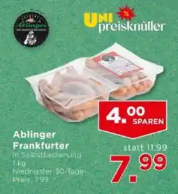 Unimarkt Ablinger Frankfurter Angebot