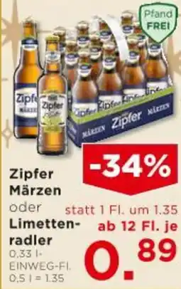 Unimarkt Zipfer märzen limetten Angebot