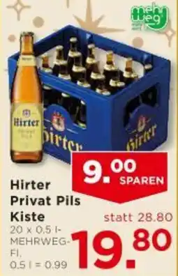 Unimarkt Hirter Privat Pils Kiste Angebot
