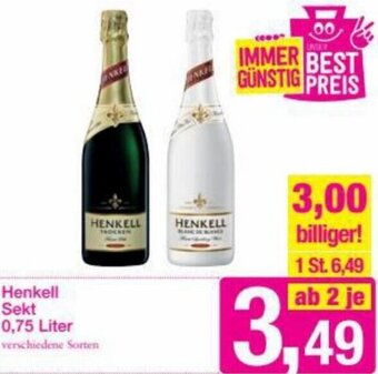 Sutterlüty Henkell Sekt 0,75 Liter Angebot