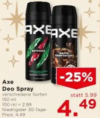 Unimarkt Axe Deo Spray Angebot