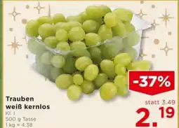 Unimarkt Trauben weiß kernlos Angebot