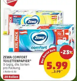 PENNY Zewa Comfort Toilettenpapier Angebot