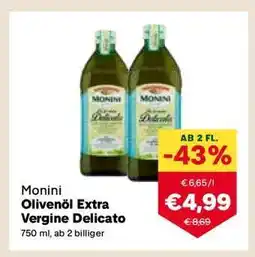 MPreis Monini Olivenöl Extra Vergine Delicato Angebot