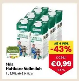 MPreis Mila Haltbare Vollmilch Angebot