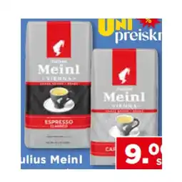 Unimarkt Crema oder Espresso ganze Bohne Classico oder Crema Intenso Unimarkt Angebot