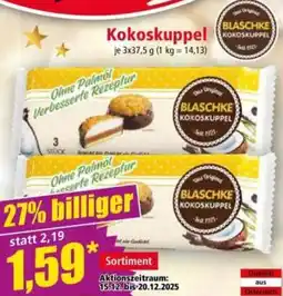 Norma Kokoskuppel Angebot