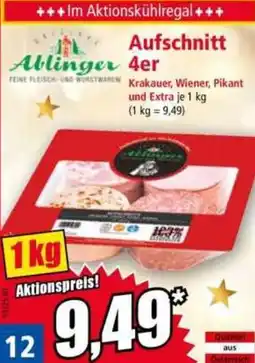 Norma Aufschnitt 4er Angebot