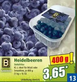 Norma Heidelbeeren Angebot