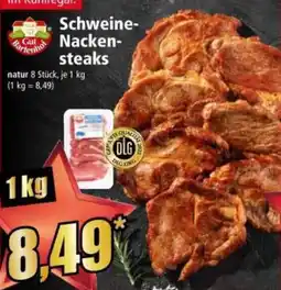 Norma Schweine- Nacken- steaks Angebot