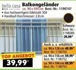 Norma Balkongeländer Angebot