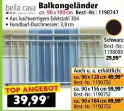 Norma bella casa Balkongeländer Angebot