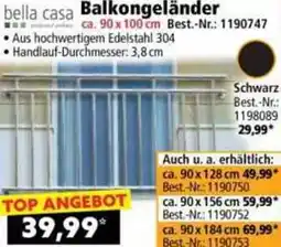 Norma bella casa Balkongeländer Angebot