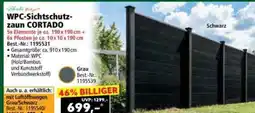 Norma WPC-Sichtschutz- zaun CORTADO Angebot