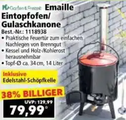 Norma Eintopfofen/ Gulaschkanone Angebot