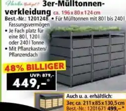 Norma 3er-Mülltonnen- verkleidung Angebot