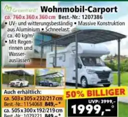 Norma Wohnmobil-Carport Angebot