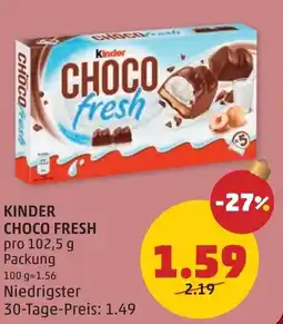 PENNY Kinder choco fresh Angebot