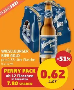 PENNY Wieselburger bier gold Angebot