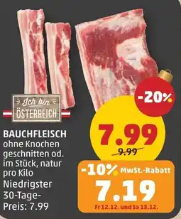 PENNY Bauchfleisch Angebot