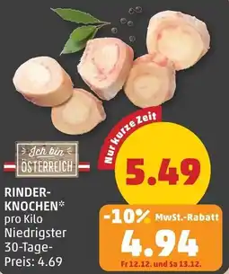 PENNY Rinder- knochen Angebot