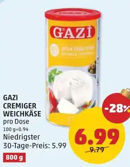 PENNY Gazi cremiger weichkäse Angebot