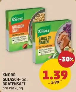 PENNY Knorr gulasch- od. bratensaft Angebot